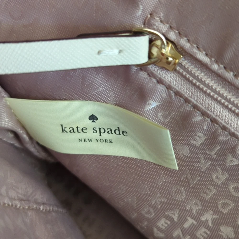 NEW Kate Spade Laurel Way Lilah Satchel Crossbody Almondine